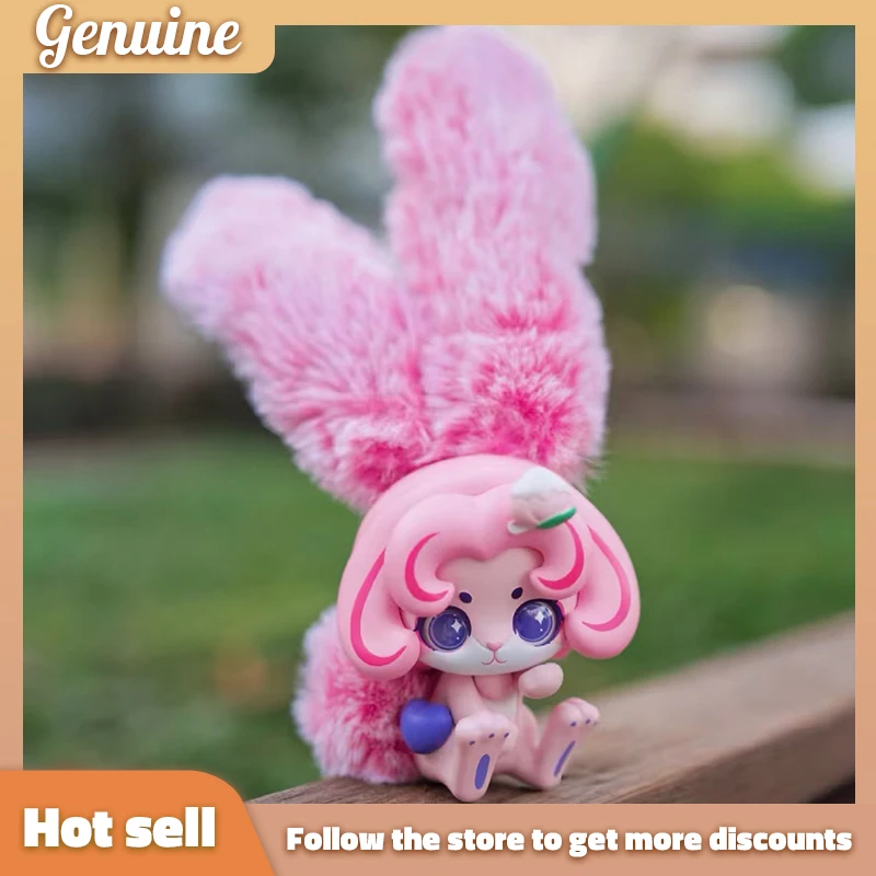 

Кубок кролик и фрукты, молоко, слепая коробка, виниловый плюшевый милый кролик, декор, брелок, подарок на Рождество и день рождения для девочек