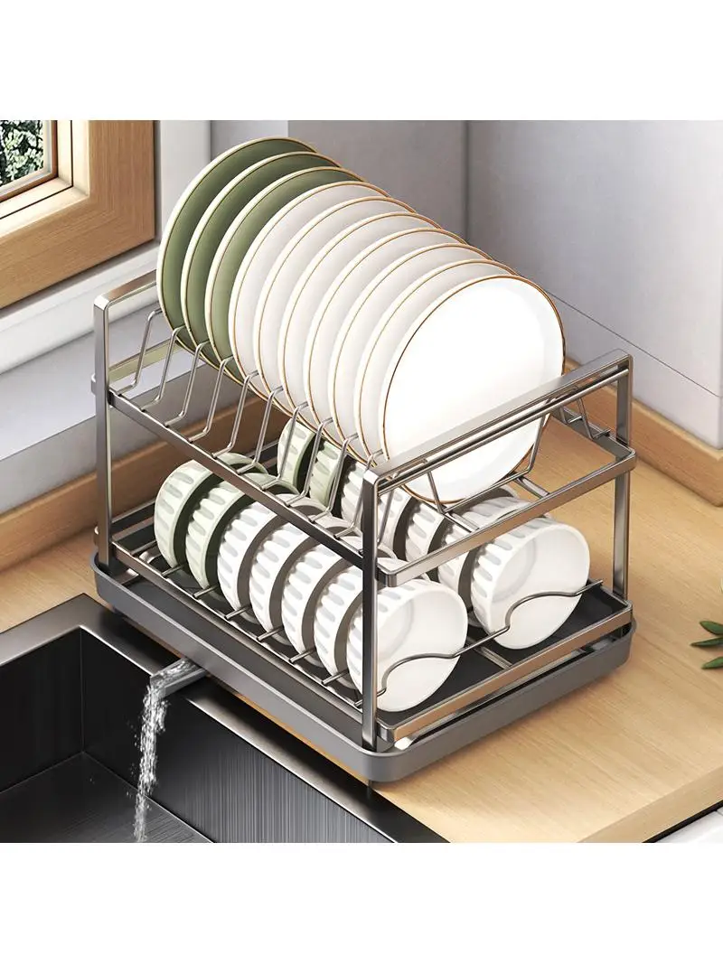 

Modern Simple Kitchen Countertop Storage Ra Iron Art Cabinet Bowl Di Draining elf Utensils Storage Ra No Drilling Needed