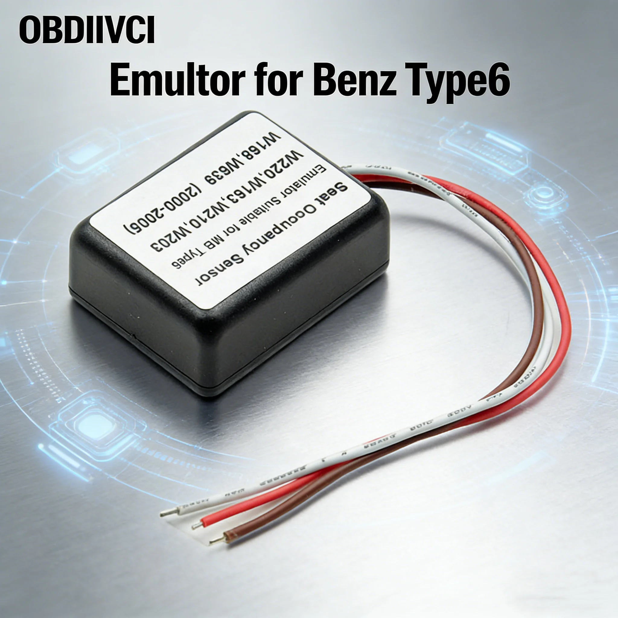 OBDIICAT For Seat Occupancy Occupation Sensor SRS Emulator Type6 support W220, W163, W210, W203, W168, W639 and even more