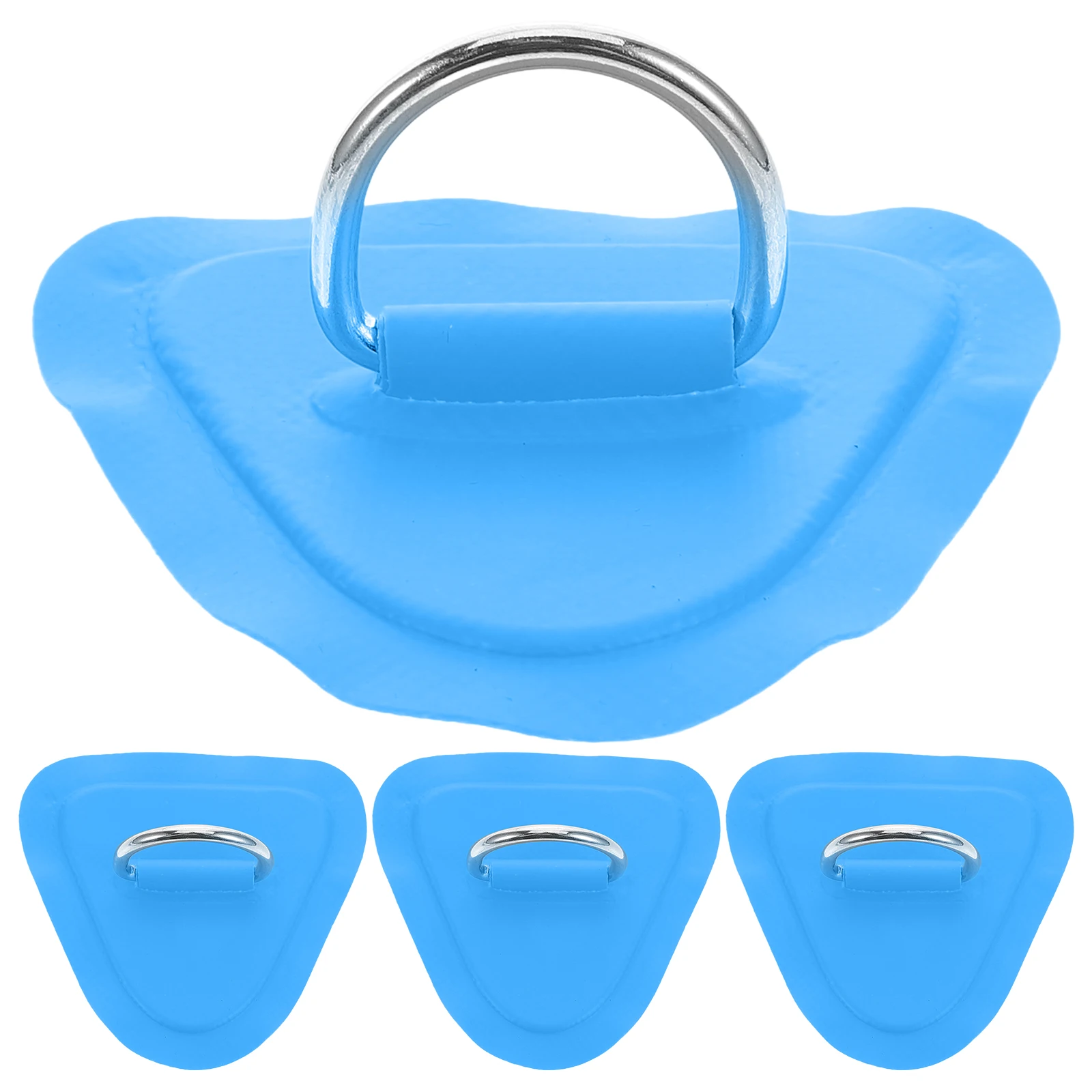 

4 Pcs Paddle Board Storage Rope Buckle Boat Fixing Multifunction Blue 304 Stainless Steel