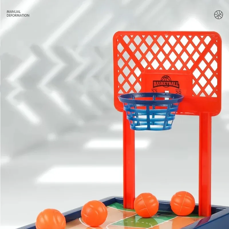 Mini Basketball Board Games Toys Finger Shooting Machine Easy To Assemble Indoor Outdoor Party Table Games for Kids Adult
