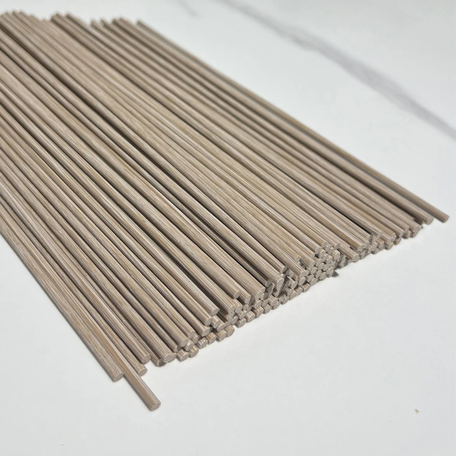 Clearance!!! 100pcs 22cm 3mm Khaki Fiber Rattan Sticks Essential oil Reed Diffuser Replacement Refill Sticks for Air Freshener