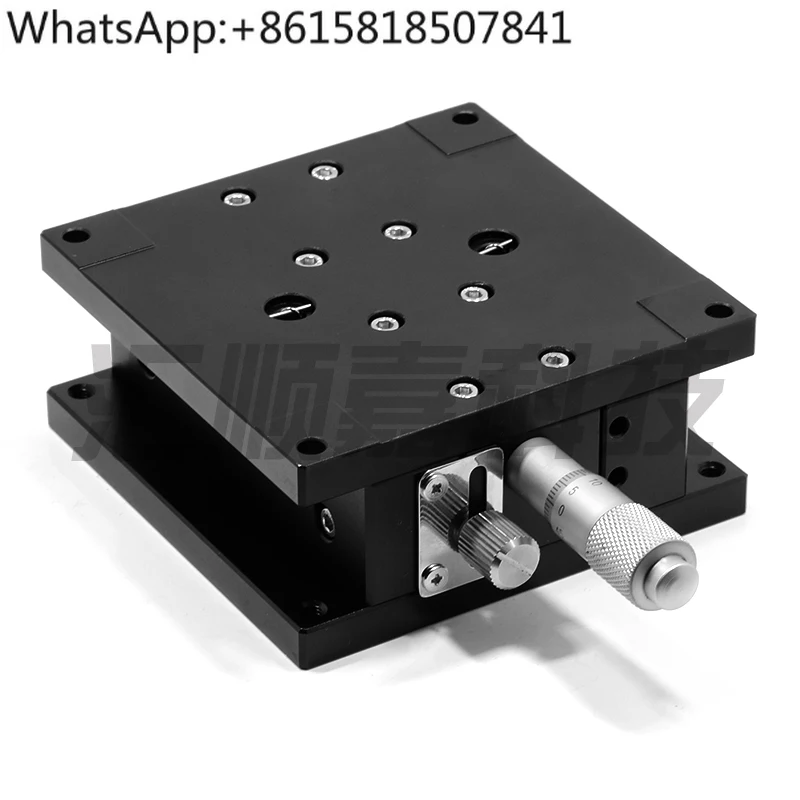 Cross guide Z-axis LZ-60 precision fine-tuning lifting platform 60 * 60 table manual displacement sliding table lifting table