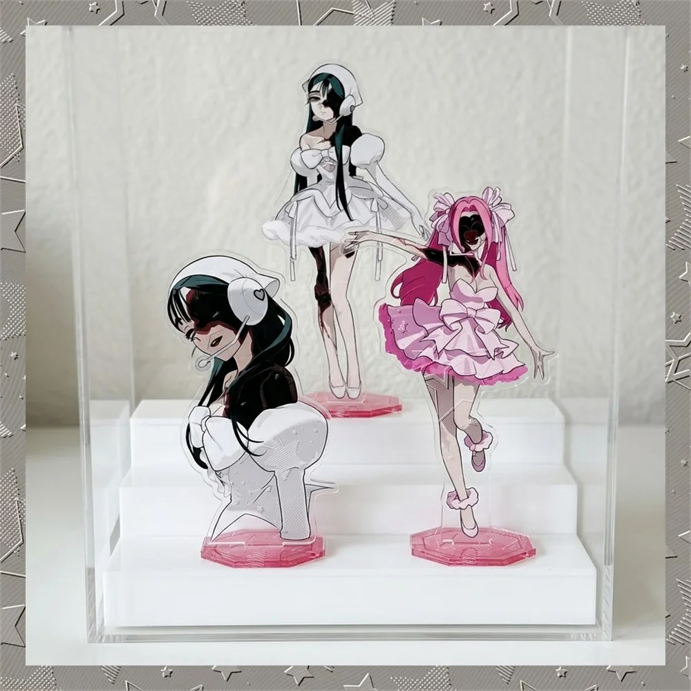 15CM HOT Anime Alien Stage Acrylic Keychain 15CM Stand Model Cosplay Characters Ornament Accessories Goods Collection Gifts