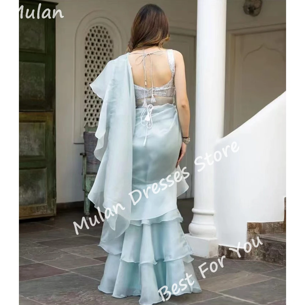 Elegant Long Evening Dresses for Women One Shoulder Floor-Length Mermaid Special Events Prom Party Dress Wedding Gala Maxi 2024