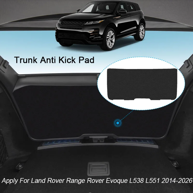 

Car Anti-kick Carbon Trunk Pad For Land Rover Range Rover Evoque L538 L551 2014-2026 Weather Dustproof Protect Tailgate Sticker