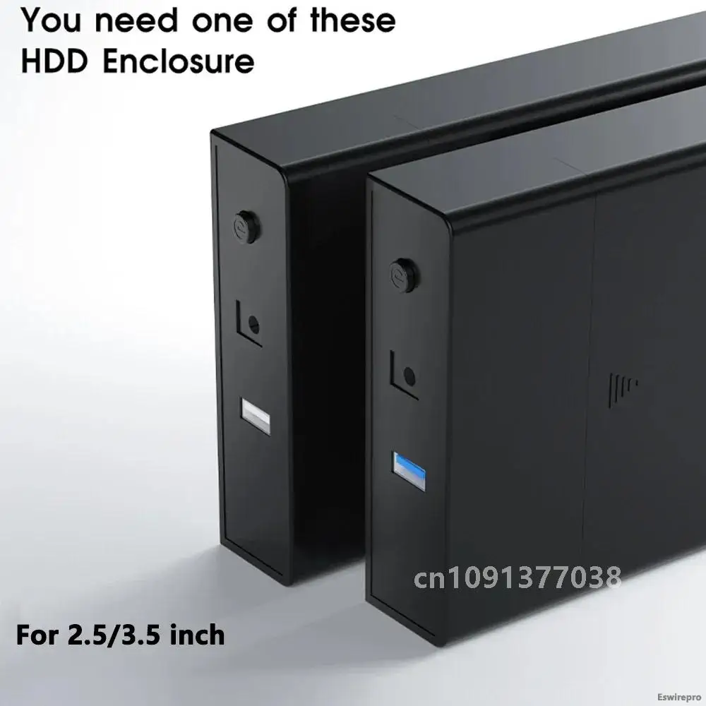 USB3.0 External HDD Case for 2.5 3. 5 inch SSD Hard Drive Box Enclosure up to 18TB SATA to USB 3.0 Hard Disk Case Adapter