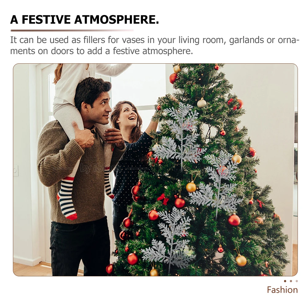 

Fake Plants Filler Decor Simulated Pine Branches and Leaves Decoration Decorative