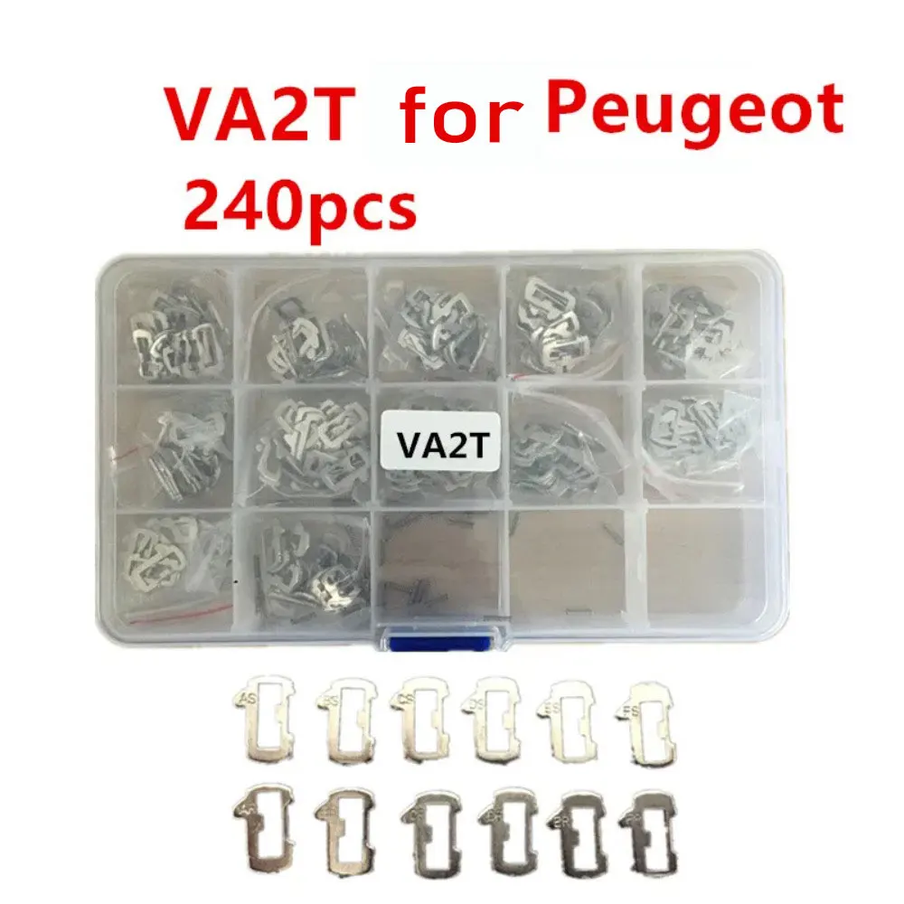 

200Pcs VA2T VA2 Car Lock Reed Lock Plate for Peugeot Citroen Lock Plate 12 Types Each 20pcs Brass Car Lock Repair Accessories