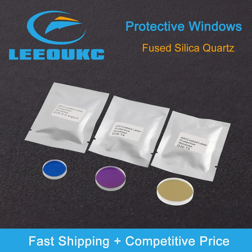 LEEOUKC Laser Protective Windows 21.5×2/30×5/37×7mm Optical Lens for  Procuttor & Lightcutter& SolidCutter 0-20kW Head