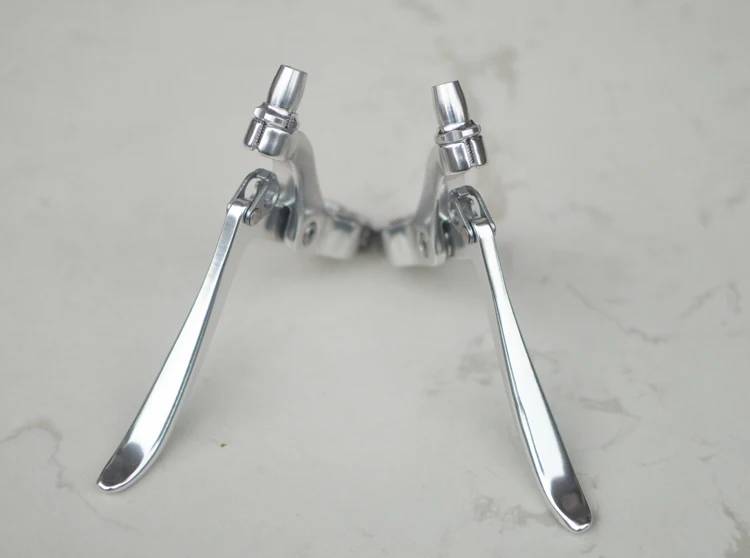 1 Paar Rennrad-Bremshebel, Retro, faltbar, Fahrradgriff, Aluminiumlegierung, passend für C-Bremse, V-Bremse, Fahrradzubehör – Detail 5