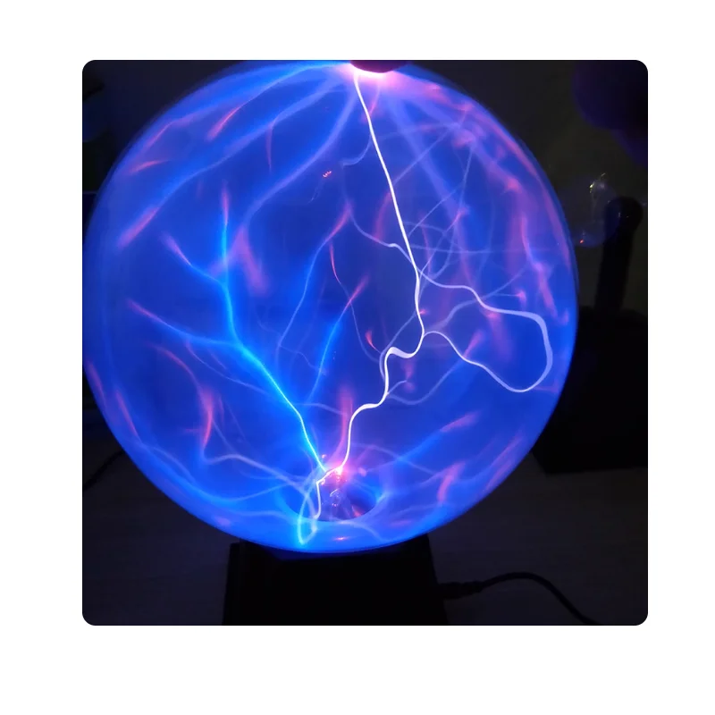 Artificial lightning ball, ion ball, coil, glow ball, arc ball, touch induced electrostatic ball, voice controlled 12V