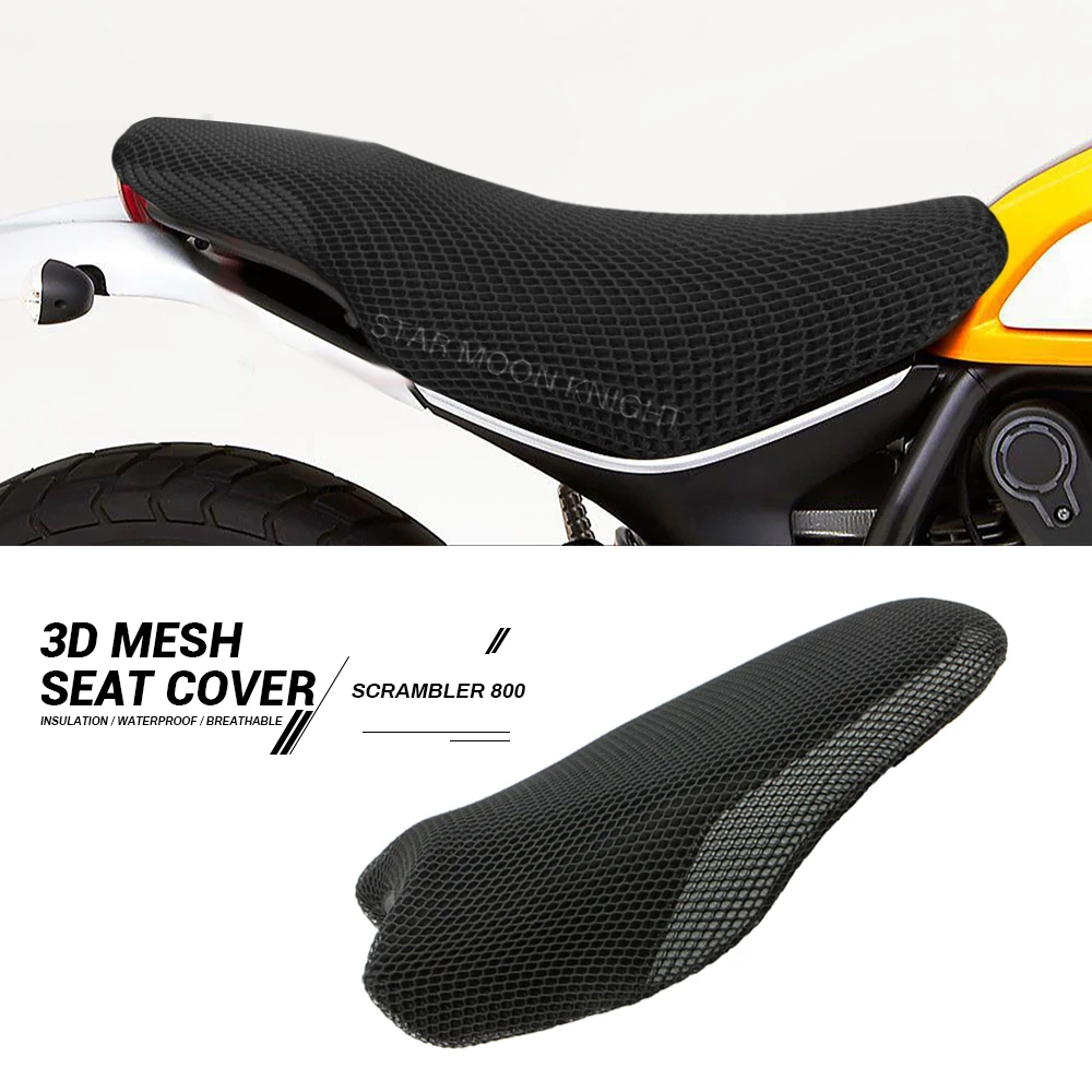 Motorrad Schutz Kissen Sitz Abdeckung Für Ducati Scrambler 800 Scrambler800 Stoff Sattel Sitz Abdeckung Zubehör