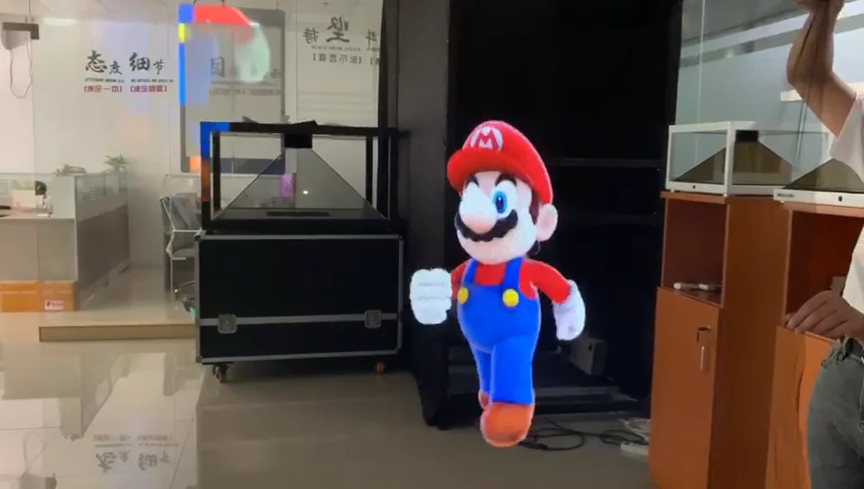 شاشة شاش هولو ثلاثية الأبعاد من Pepperscrim، شاشة عرض شبكية ثلاثية الأبعاد متينة