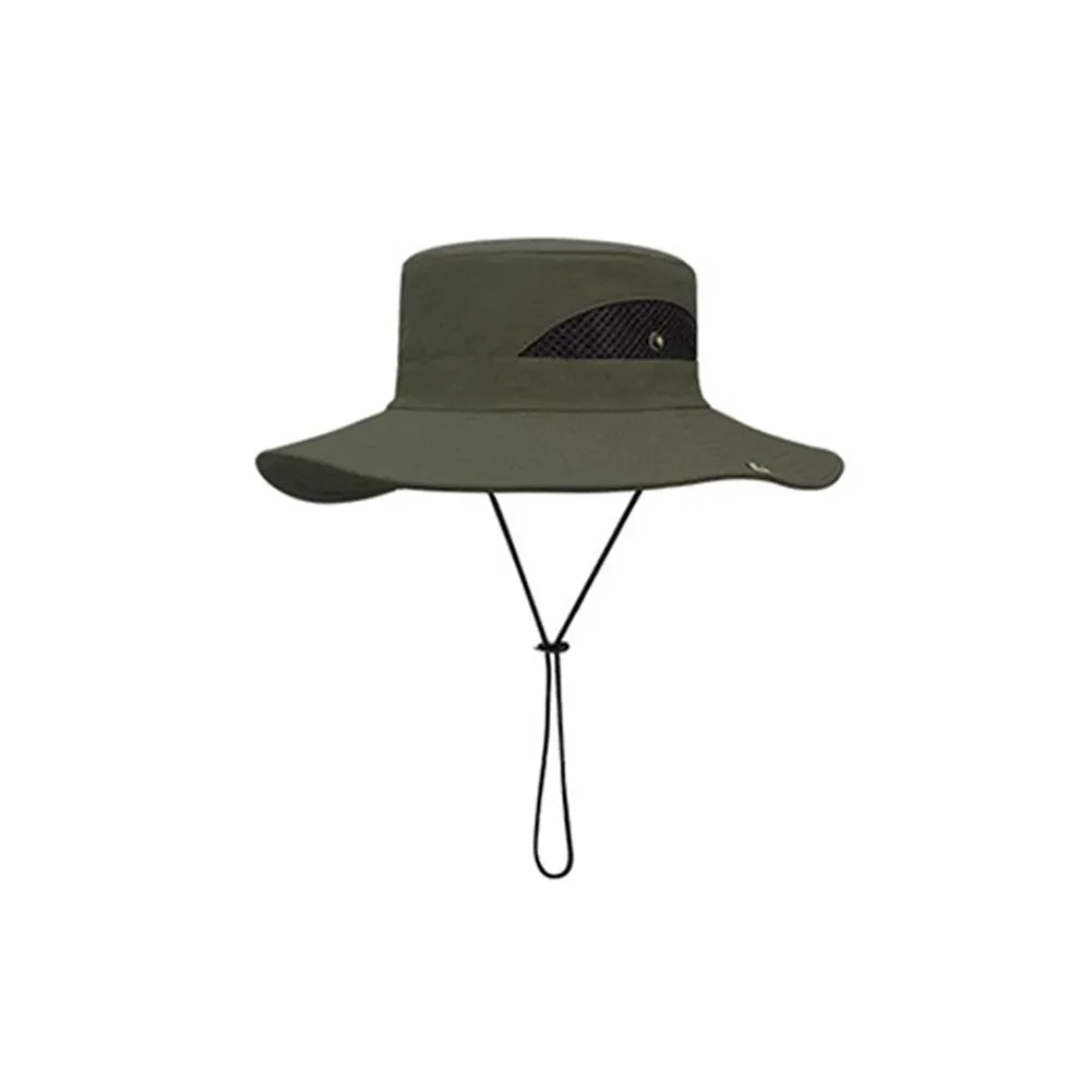 

Casual Large Brim Sunshade Hats Anti-UV Mesh Bucket Hats Breathable Mountaineering Cap