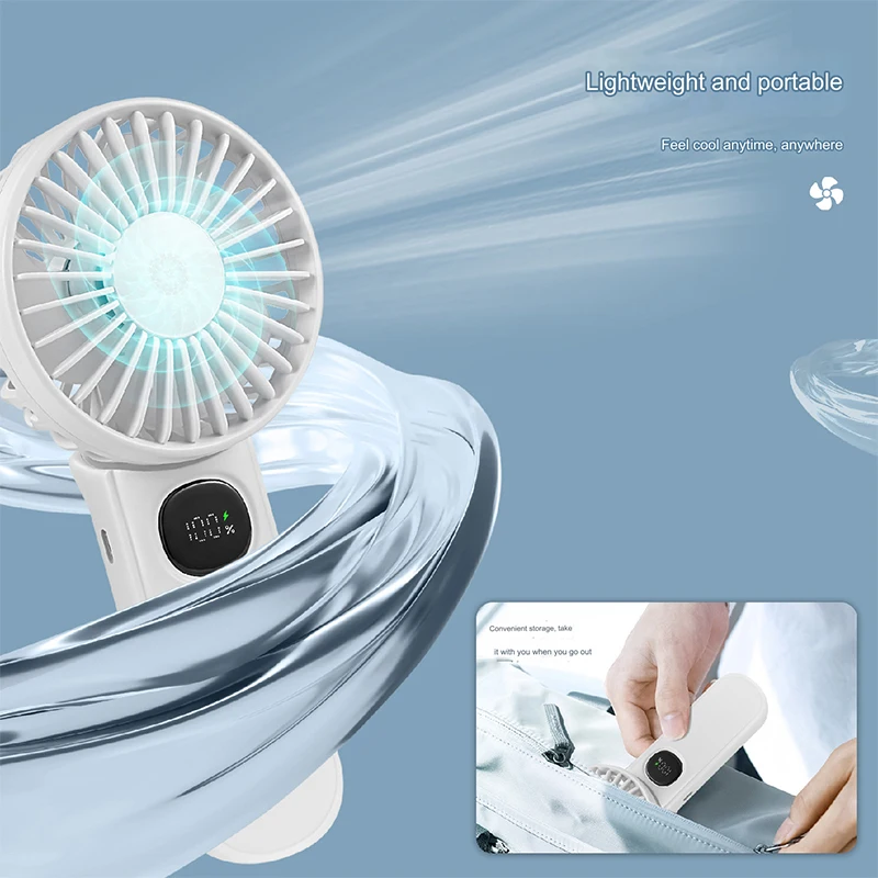 Portable Humidifier Fan Air Conditioners USB Electric Fan LED Night Light Water Mist Fun 3 In 1 Air Cooler Humidifie For Home