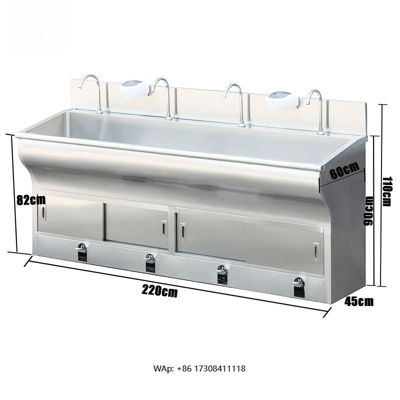 Inductive Tap Type Stainless Steel Hand Washing Sink
