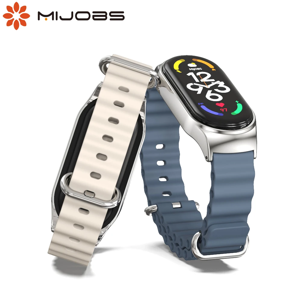 Bracelet de rechange en Silicone pour Xiaomi Mi Band 7 6 5 4 3, accessoires de montre intelligente