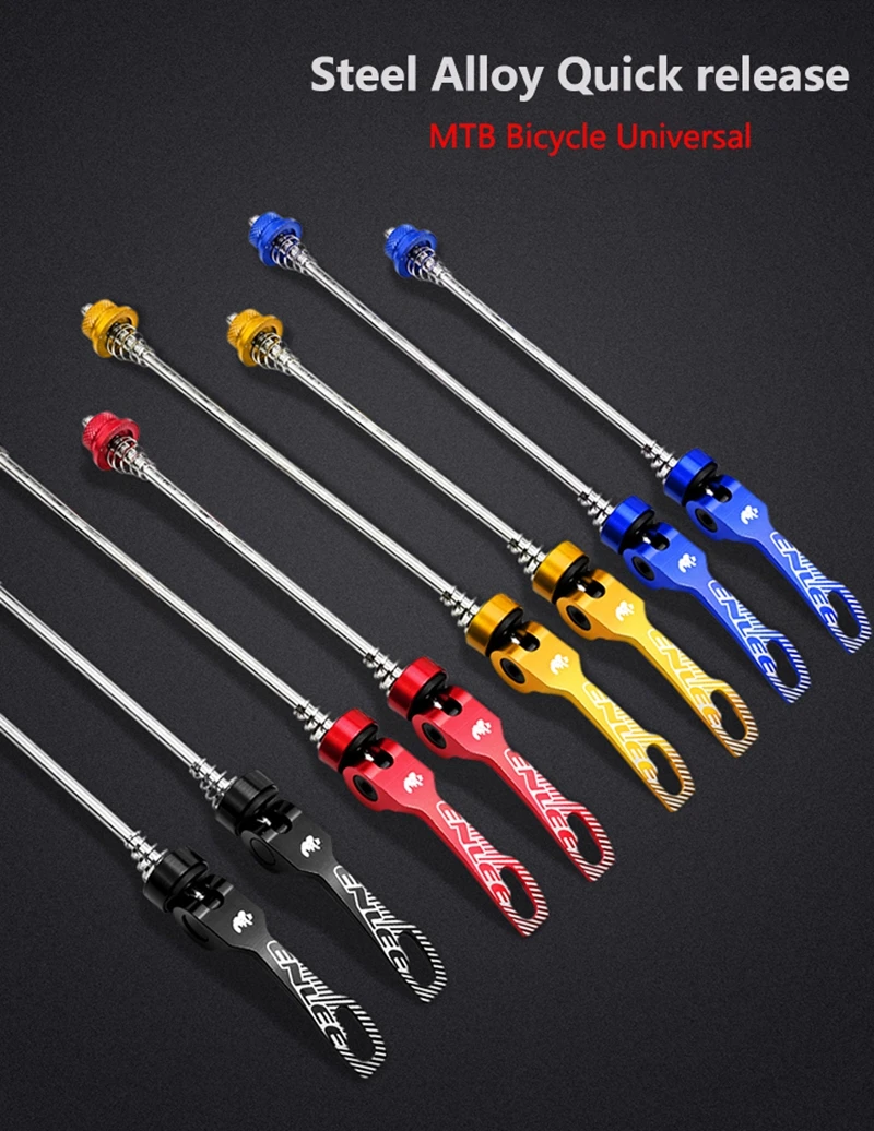 ENLEE Aluminium MTB Parts Hub Quick Release Levers Pair Multi Colours Available Wheelset Quick Release Levers Pair