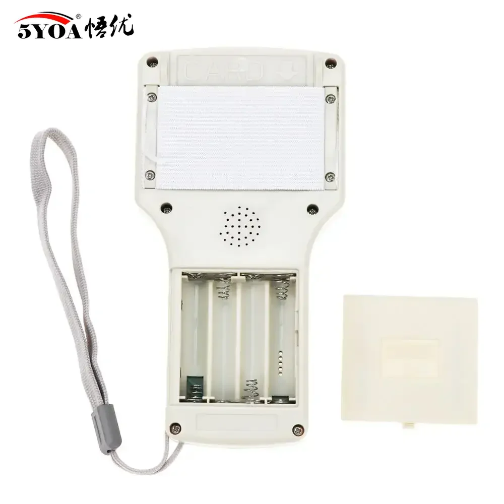 5YOA IDICW01 RFID Reader Writer Copier Duplicator IC ID With USB Cable For 125KHz 13.56MHz Cards LCD Screen Duplicator English