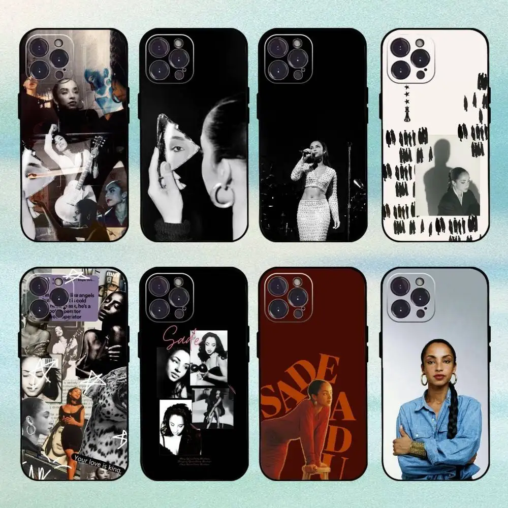 

S-Sade Adu Soldier of Love Phone Case For iPhone 16 15 14 13 12 11 Pro Max Plus,5G Soft Black Case