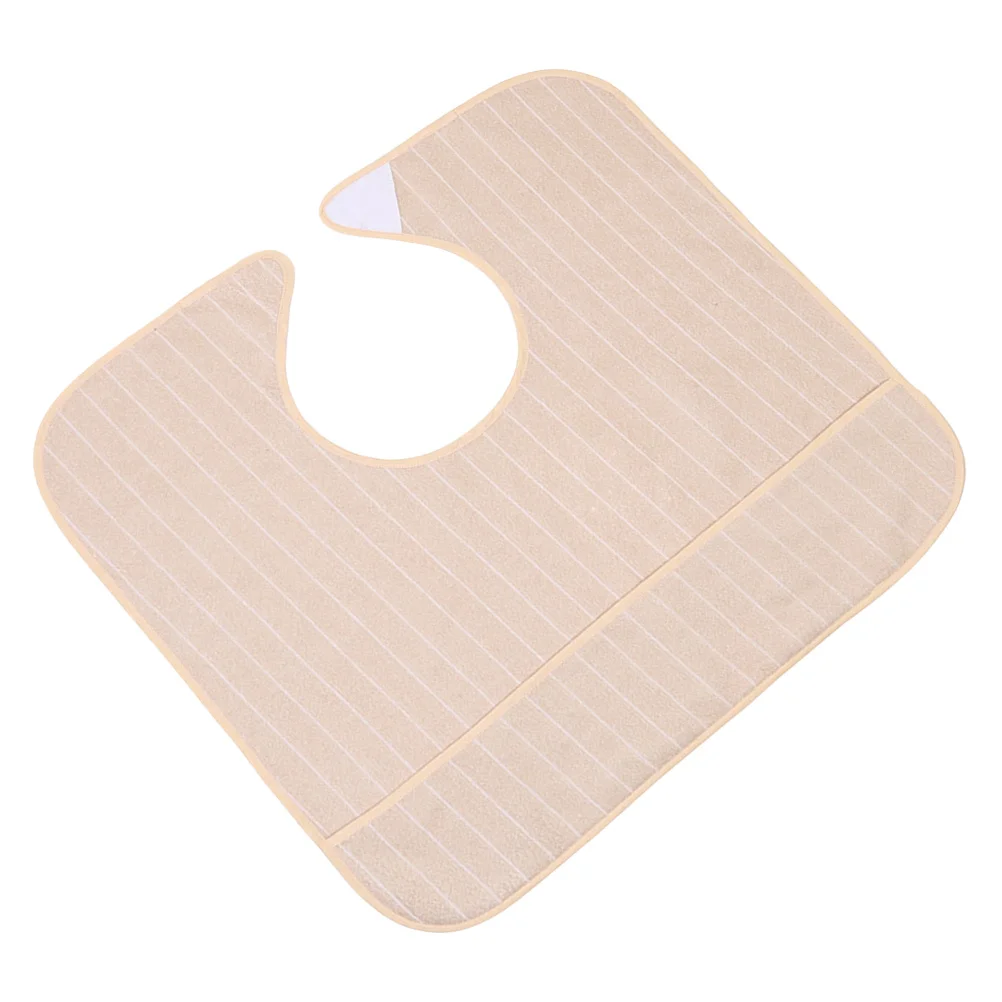 대형 방수 방유 재사용 가능한 성인용 턱받이 노인 식사용 의류 보호대 세탁 가능 식사용 앞치마 노인 남성 여성용