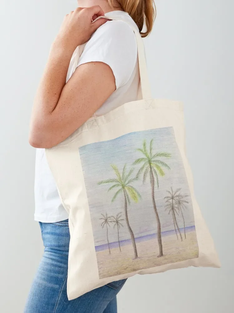 

Florida Palm Trees Tote Bag Canvas Custom bag ecological bags Canvas shoulder bag