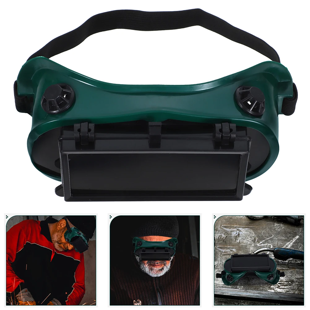 

2 Pcs Ultraviolet Light Protection Goggle Glasses Plastic Chameleon Welding Goggles
