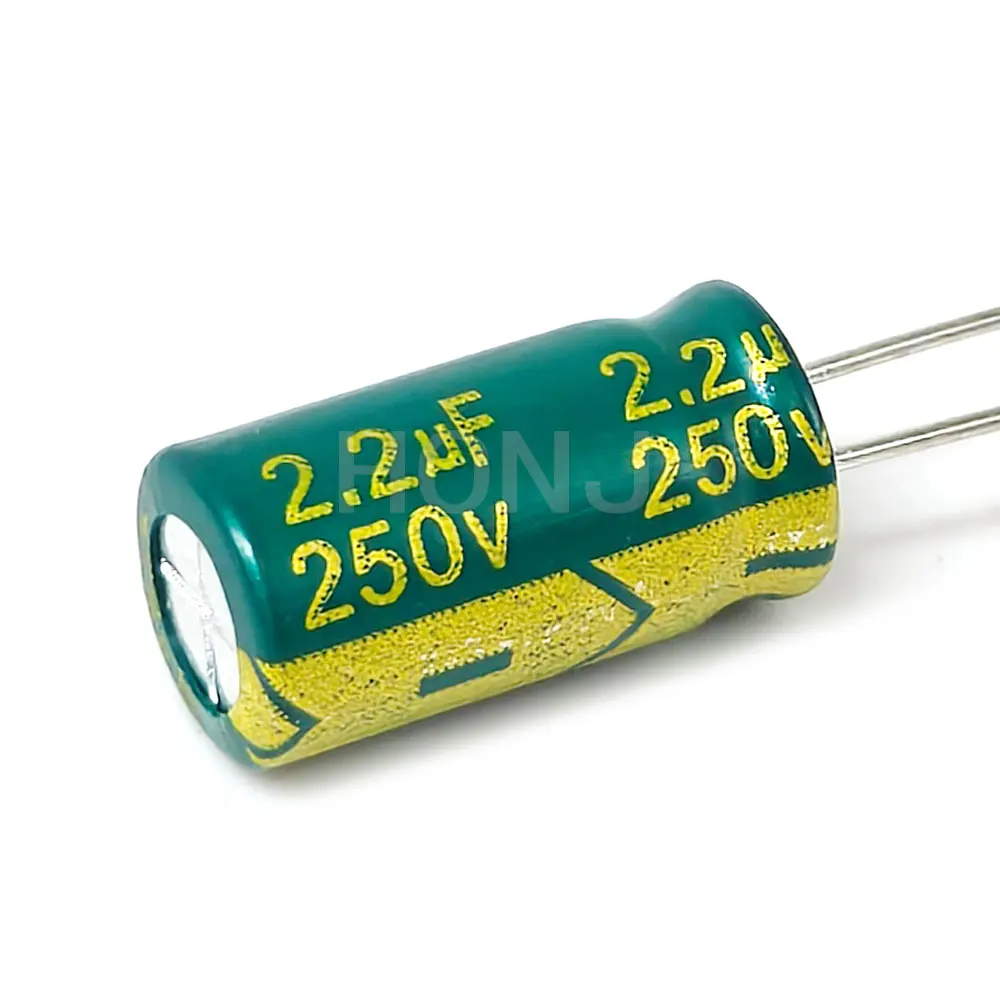 20PCS 250V2.2uf 6x12mm Aluminum Electrolytic Capacitor 2.2uf250v 250v 2.2uf 250V 2.2mf 250vdc 2.2MFD 250v2.2mf 2.2mf250v ±20%