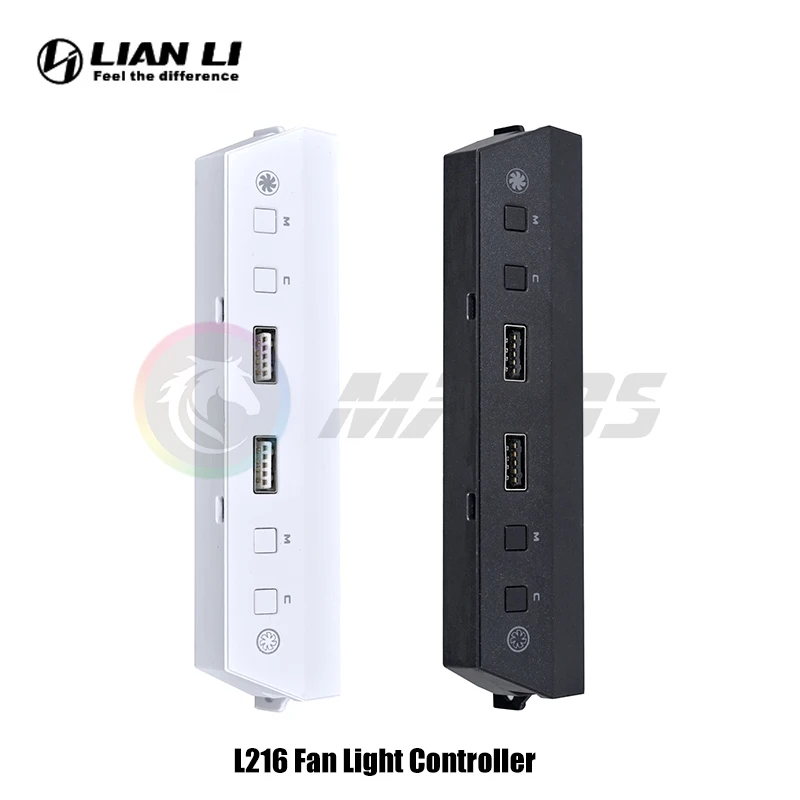 Computer Fan LED Controller  For Lian Li L216 Case, 2X USB 3.0 Interface, Black/White, L216-1X / L216-1W