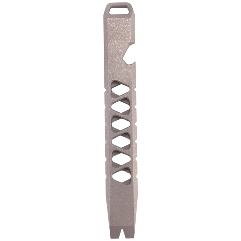 MLGB-Schlüsselanhänger Multitool Werkzeug Flaschenöffner Schlüsselanhänger Outdoor-Werkzeug, Titan-Schlüsselanhänger, matt