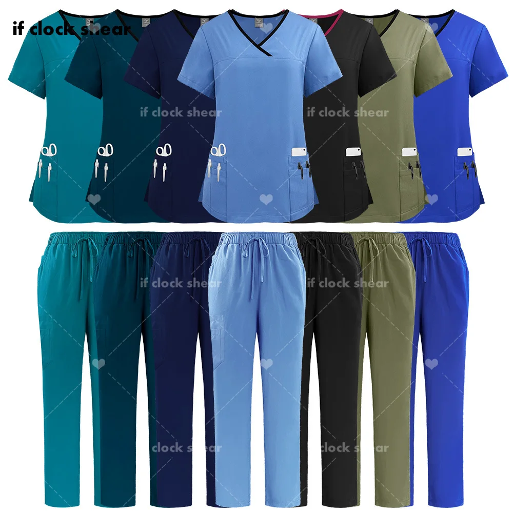 

Wholesale Operating Room Medical Uniform Hospital Doctor Scrub Set Supplies Dental Clinic Nurse Suit Veterinary Surgery Workwear