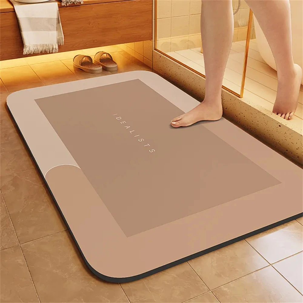 Diatom mud Kitchen Non-slip Mat Bathroom Absorbent Mat Diatomaceous Earth Mat Bathtub Non-slip Carpet Long Strip Carpet