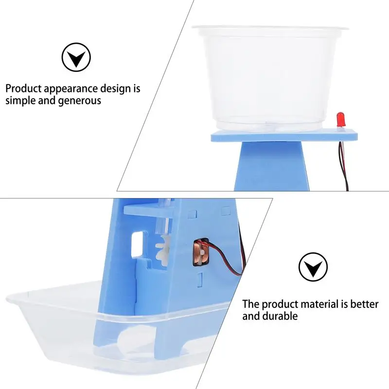 1 Set Diy Hydro Generator Educatief Wetenschap Speelgoed Wetenschappelijk Experiment Speelgoed Hydro-elektrische Tap Water Flow Hydraulische Diy