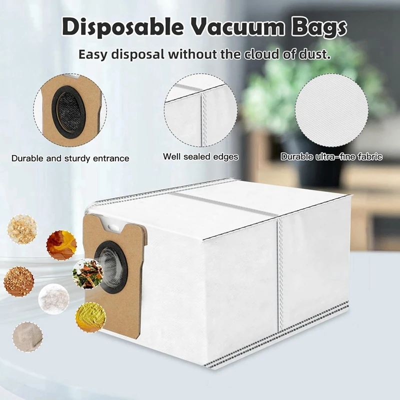 ชุดอุปกรณ์เสริมสําหรับ Eufy Omni C20 เครื่องดูดฝุ่นหุ่นยนต์อะไหล่หลักแปรงด้านข้างตัวกรอง Hepa