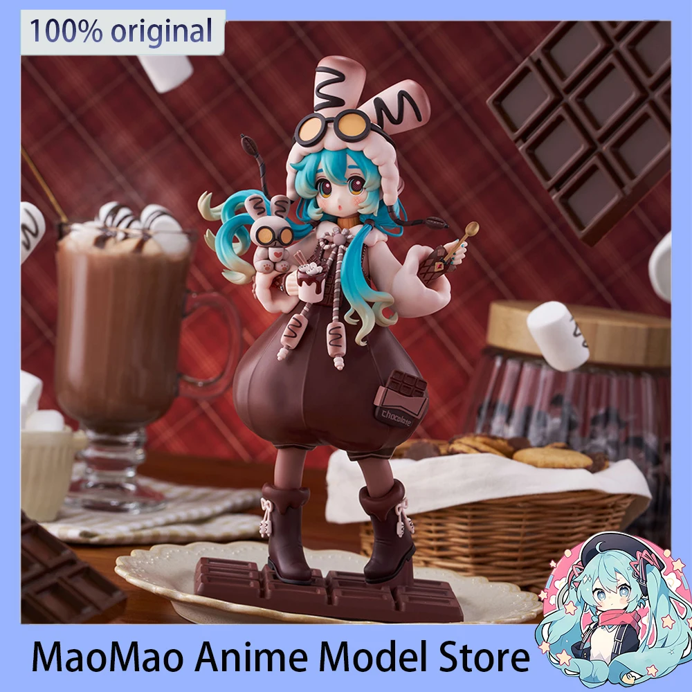 

Original Genuine S-FIRE Hatsune Miku (Marshmallow Hot Cocoa) 22CM Anime Action Figure PVC Model Collectible Toys Festival Gift