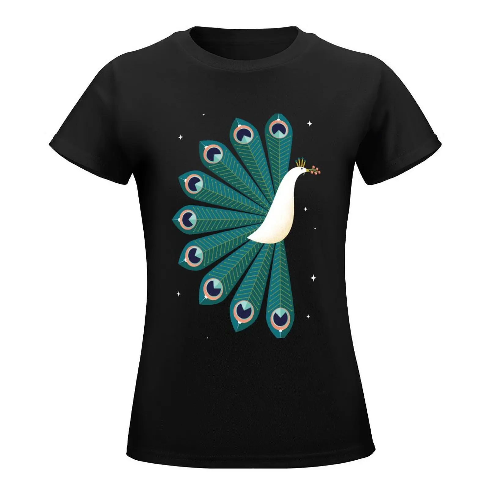 Ornamental Peacock T-Shirt graphics kawaii clothes hippie clothes womans clothing