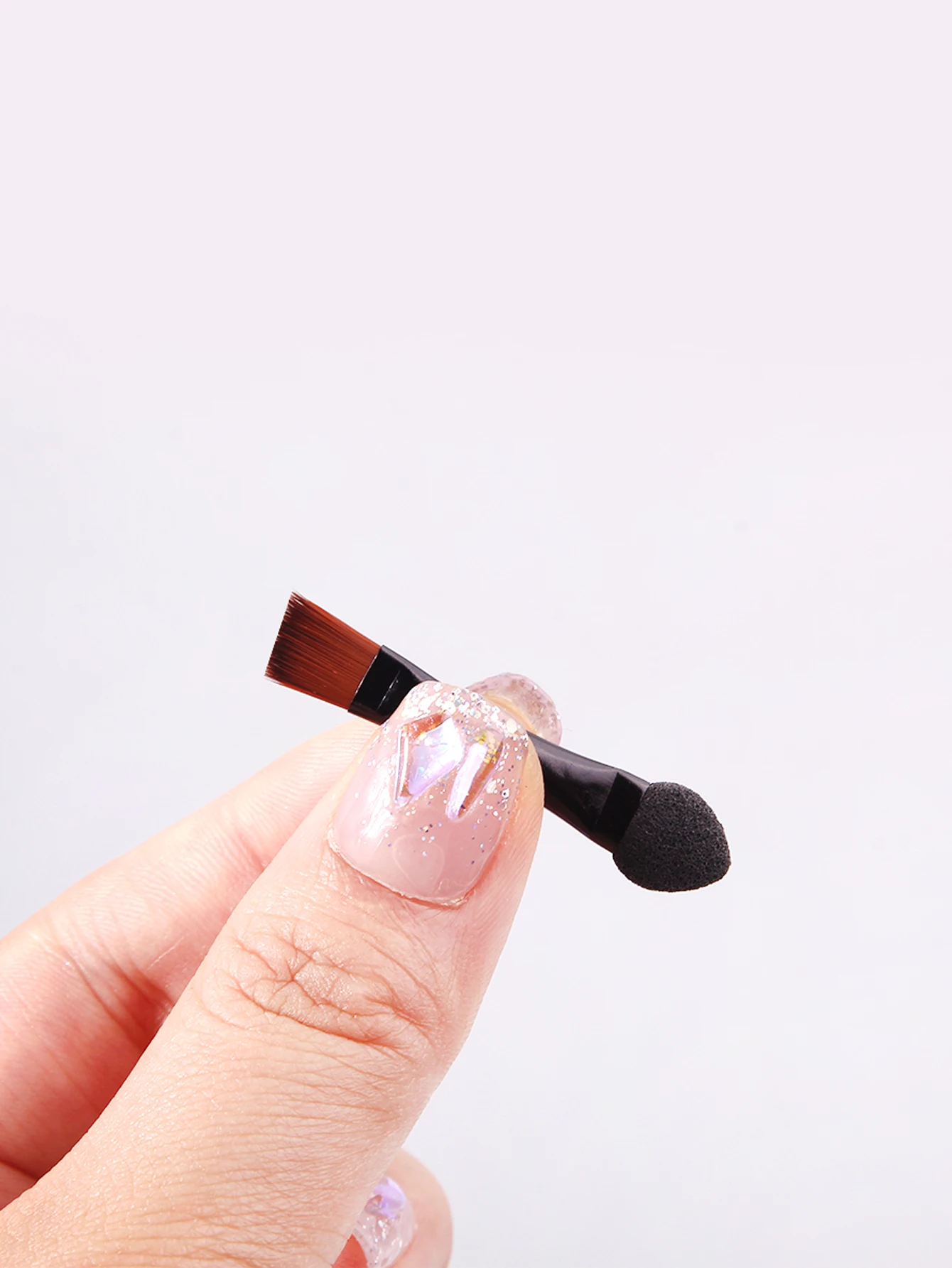 20 stuks Dual Ended Wenkbrauwborstelset Double Ended Sponskop Oogschaduwborstel Oogmake-up Kwasten voor Oogschaduwpalet 1pcs2026