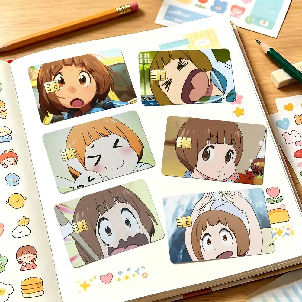 Mako Mankanshoku Kill La Kill Card Sticker 4Pcs Credit Card Skin Anti Scratch Bank Debit Card Decal