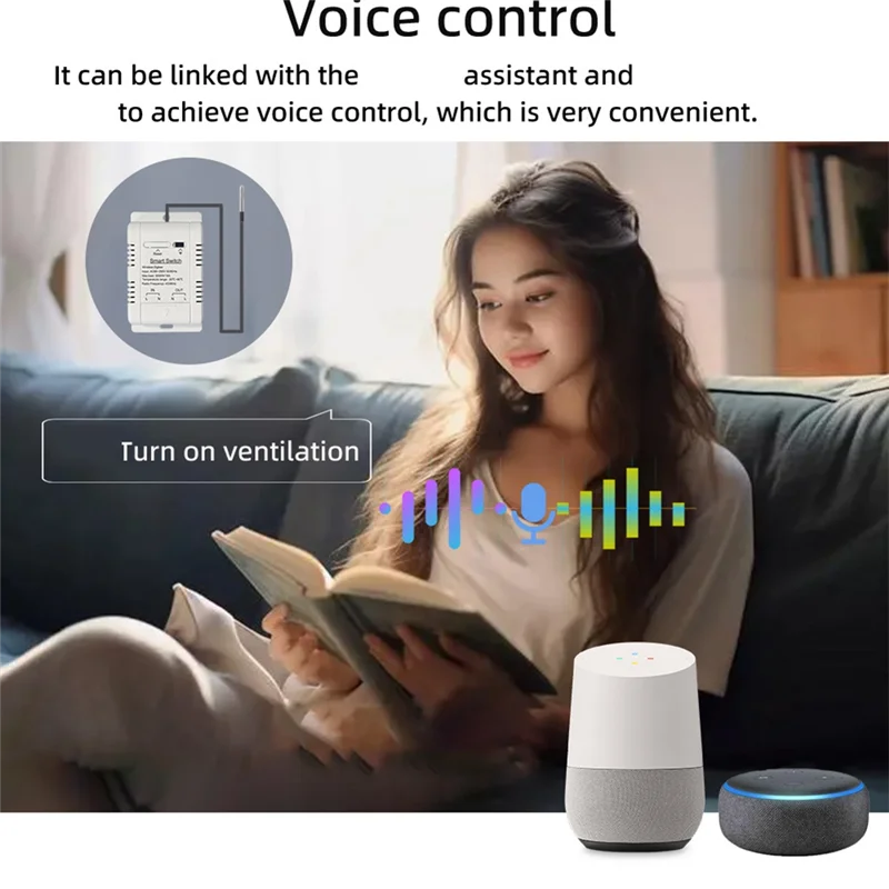 AS95-переключатель температуры и влажности, интеллектуальный термостат, умный Wi-Fi, умный выключатель 20AB для Ewelink Alexa Google