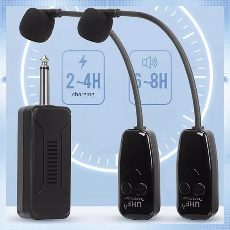 

BA-Wireless Pickup For Erhu 1-To-2 Performance Professional Amplifier High Fidelity Instrument Wireless Microphone Clip, Durable