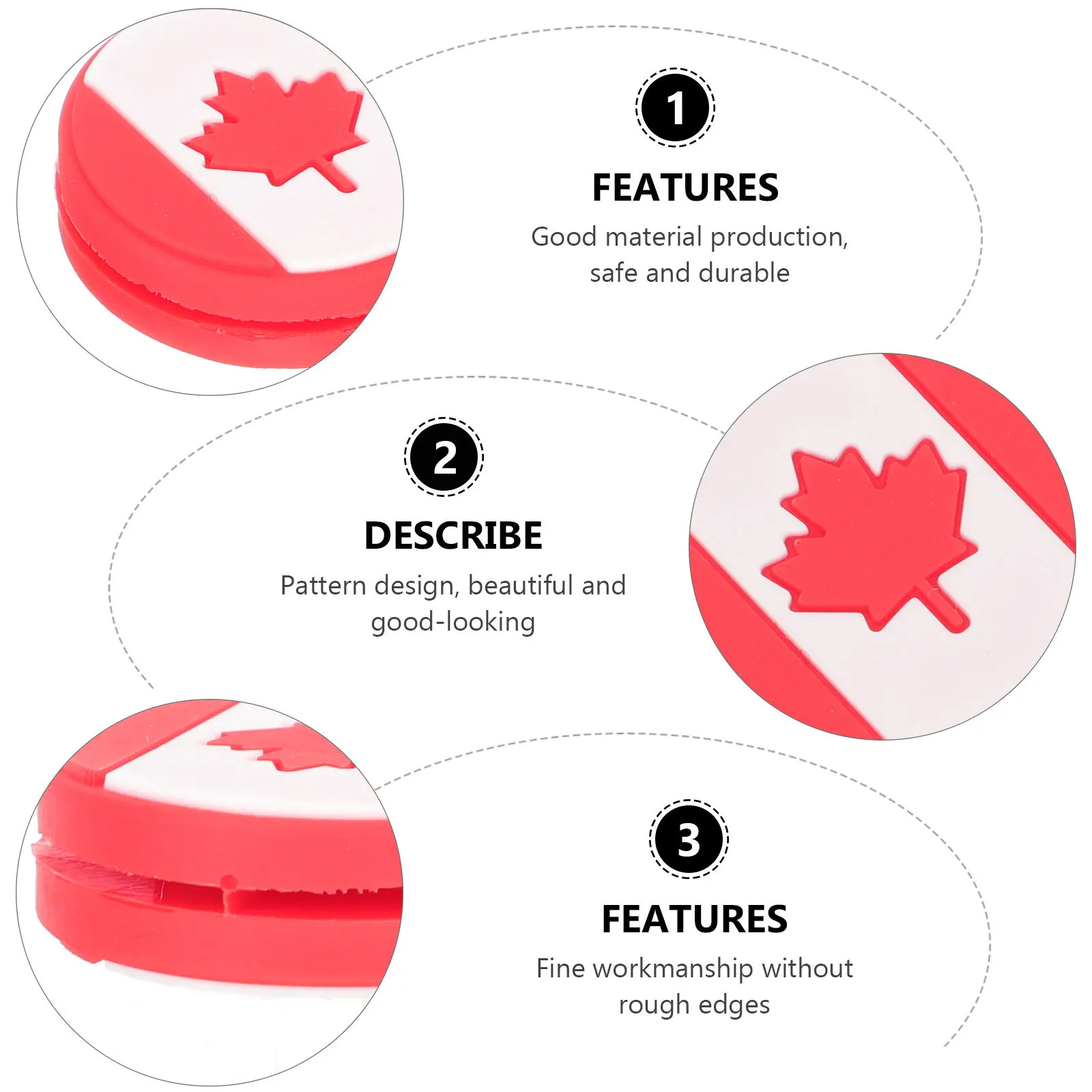 

6pcs Tennis Racket Vibration Dampeners National Flag Design Silicone Shock Absorber Racket Accessory Sport Equipment Ball Tool