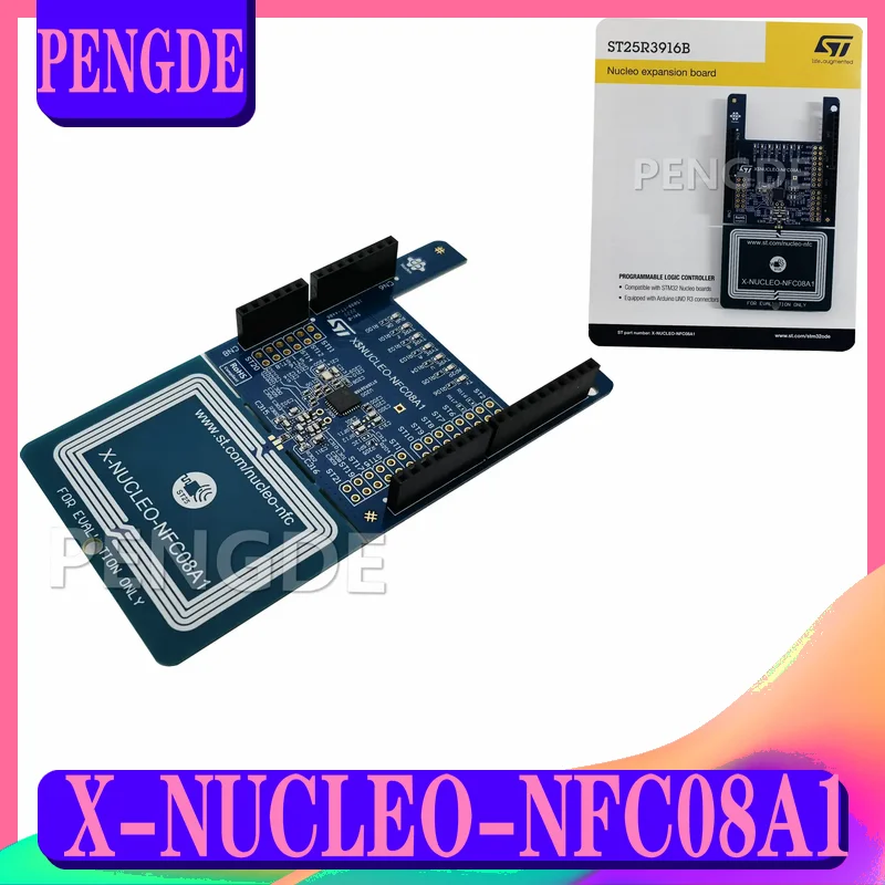 

X-NUCLEO-NFC08A1 NFC card reader expansion board based on ST25R3916B for STM32 and STM8 Nucleos