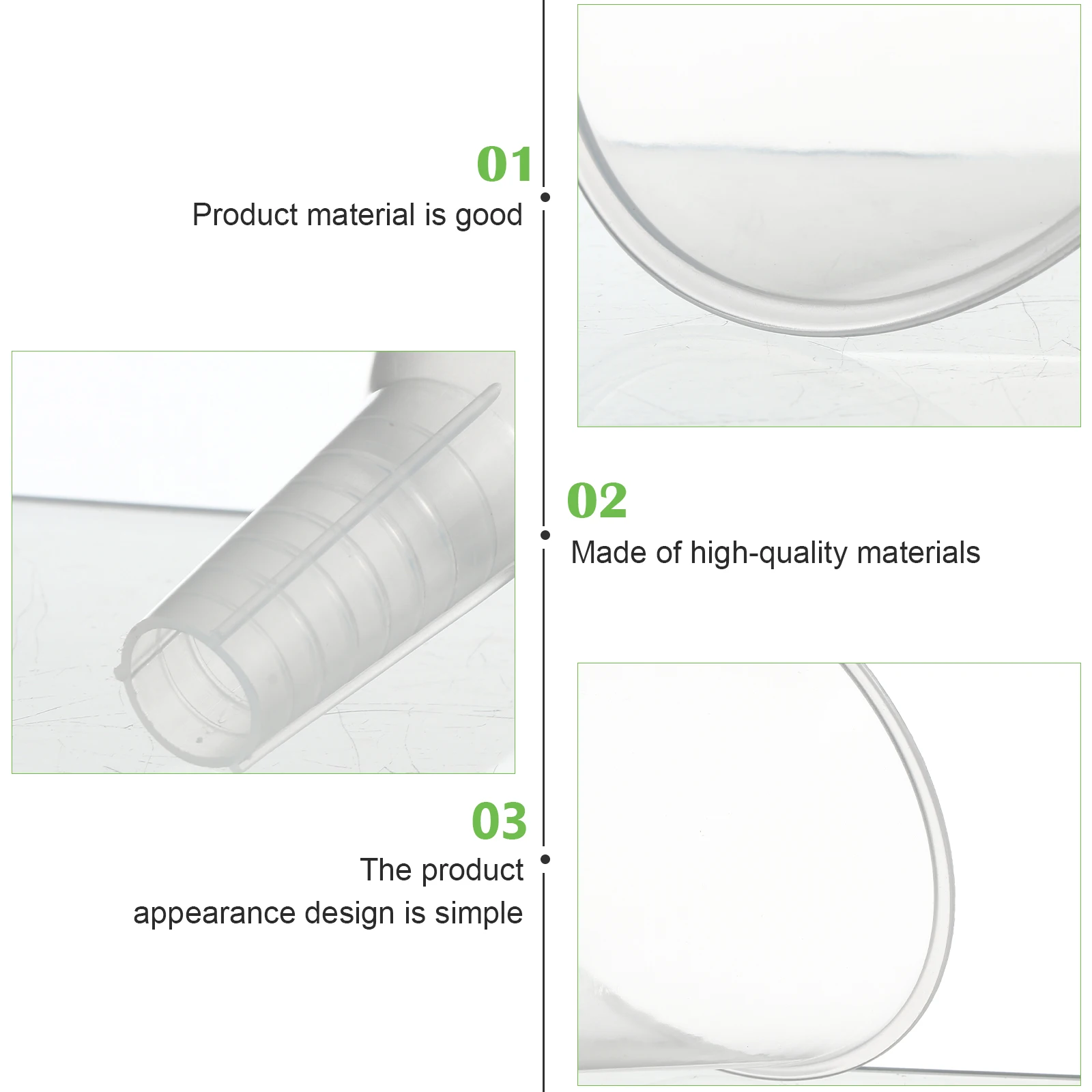 

5 Pcs Experimental Funnel Lab Bottle Filling Oils Droppers Transferring Mini Separating Liquid