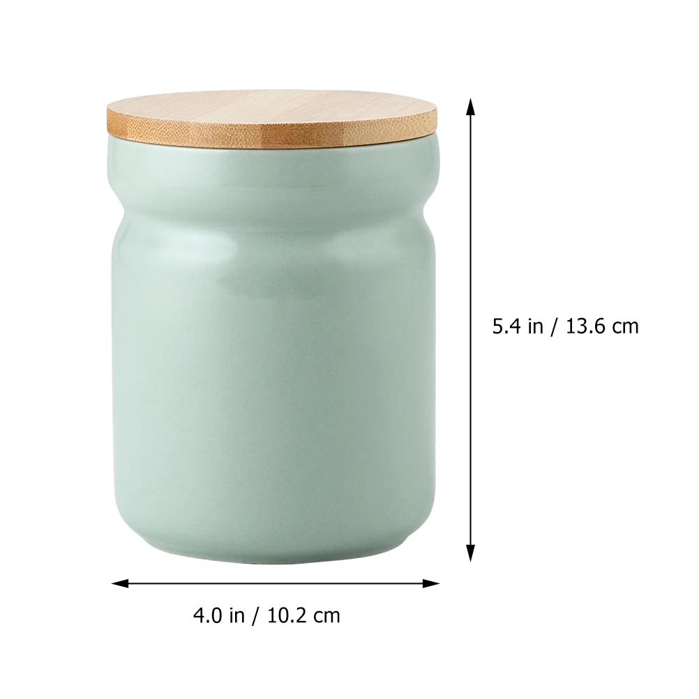 

1pc Ceramic Airtight For Canister Tea Container Tea Leaves Coffee Home Supply Dried Fruits Home Supplies Seal Container