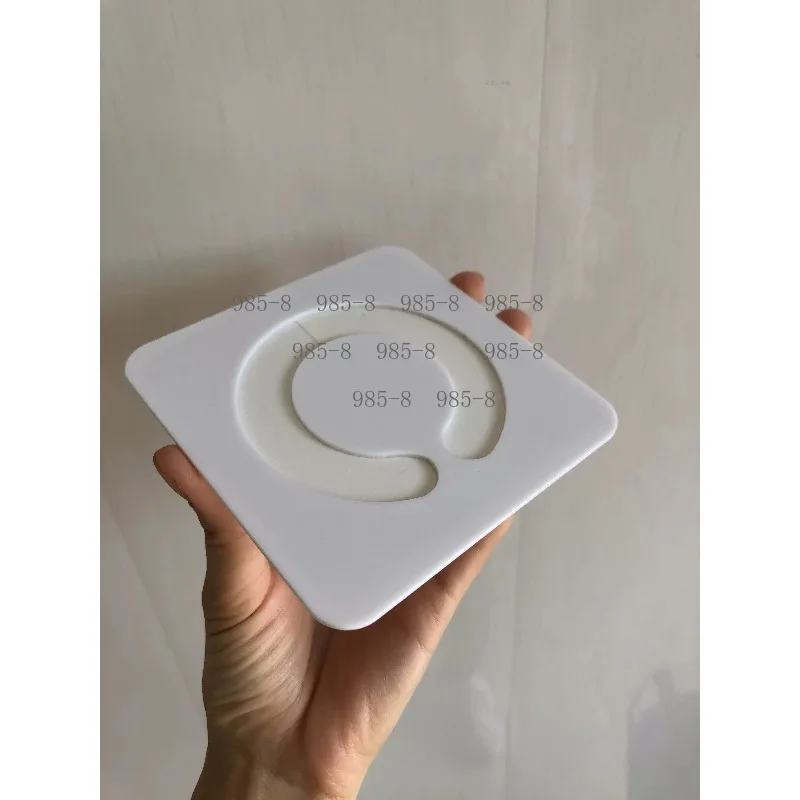 White acrylic single-hole porous pearl jewelry display board bracelet necklace display board sticker board