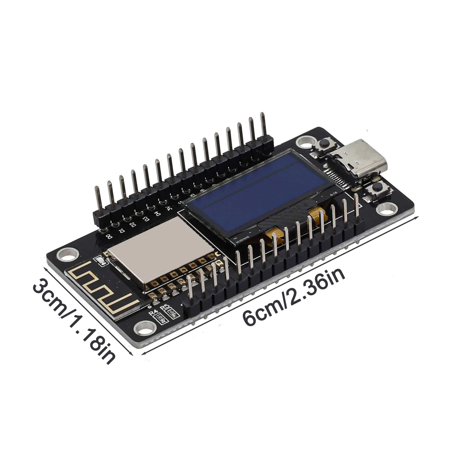 Flexible For ESP8266 Development Kit Features Include a Clear OLED Screen and Multiple Input/Output Interfaces