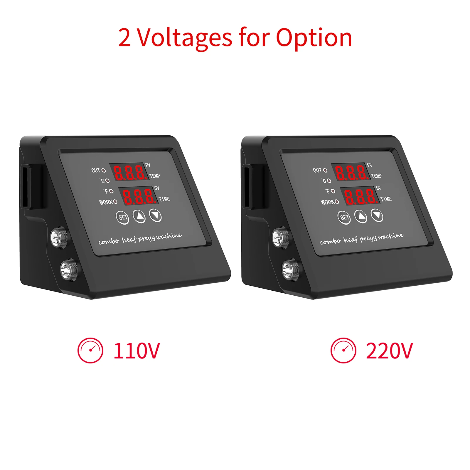 Multi-functional Heat Press Control Box Digital LED Controller for T-shirt/Plate/Cap/Mug Heat Transfer Sublimation Print Machine