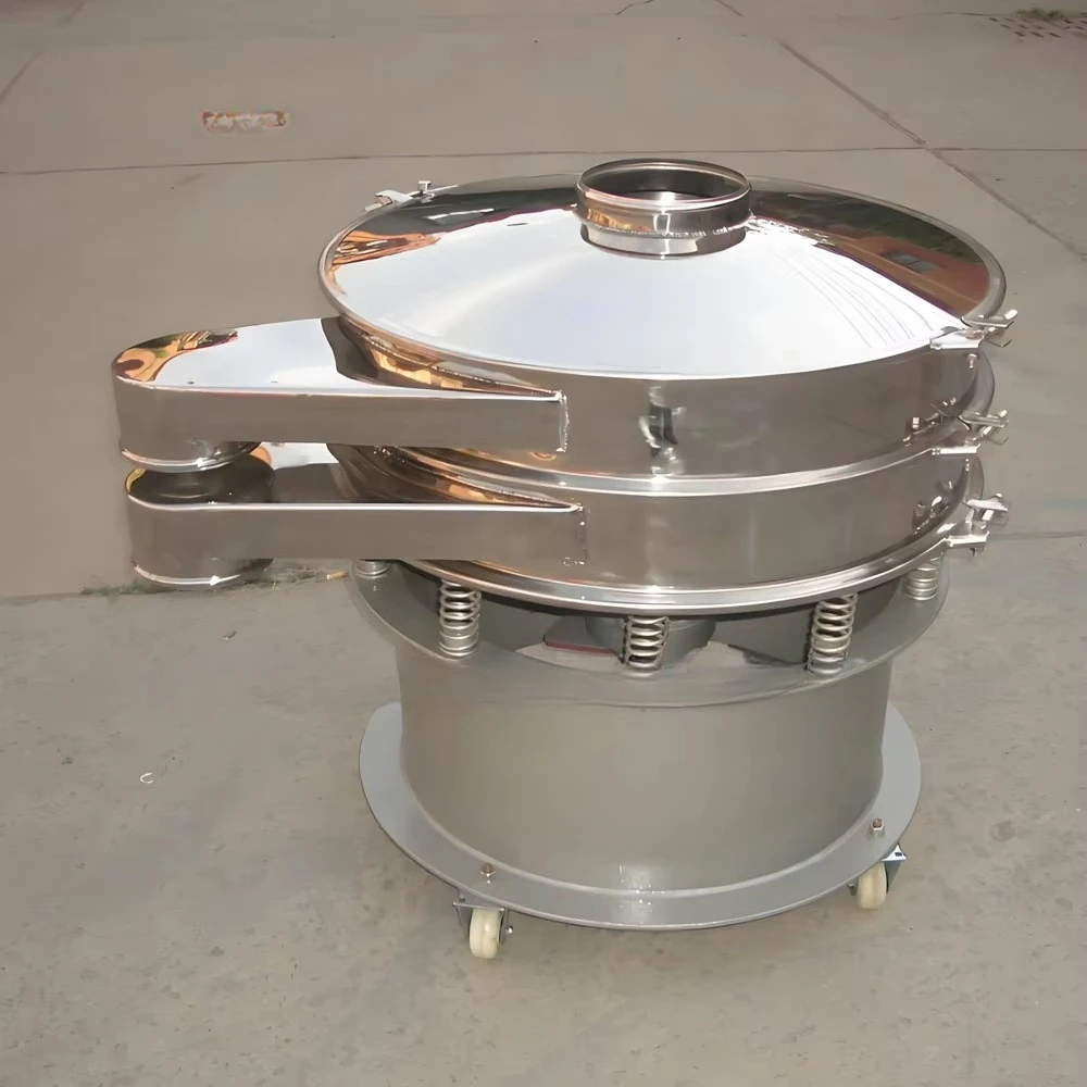 ماكينة غربال تهتز دوارة قوية لخلط الدقيق لتصنيف المواد الجافة والرطبة #5