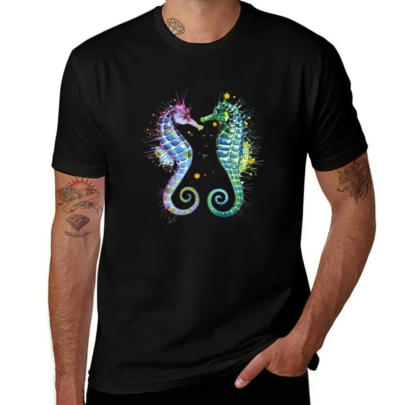 

Guardians of the Sea - Seahorse T-Shirt man t shirt graphic man t shirts for men casual T-Shirt